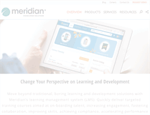 Tablet Screenshot of meridianks.com